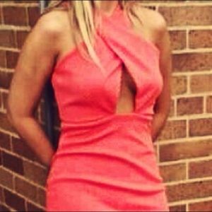 Coral Cocktail Dress size Small